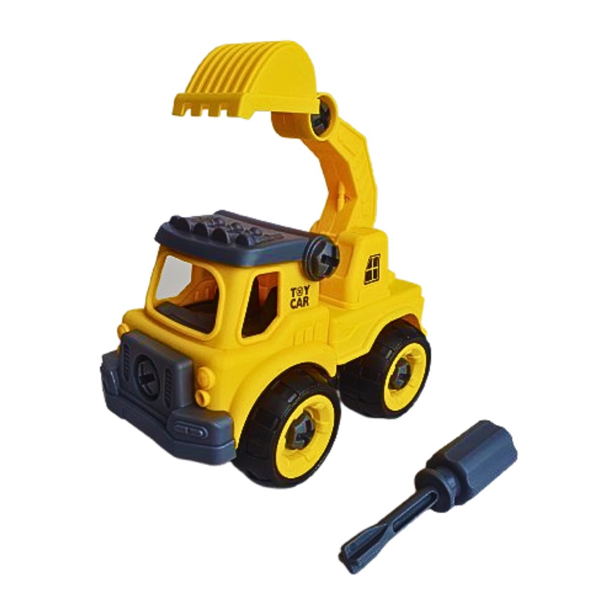 Brinquedo Carrinho Monta E Desmonta Escavadeira - Ark Toys Brinquedo Carrinho Monta E Desmonta Escavadeira - Ark Toys
